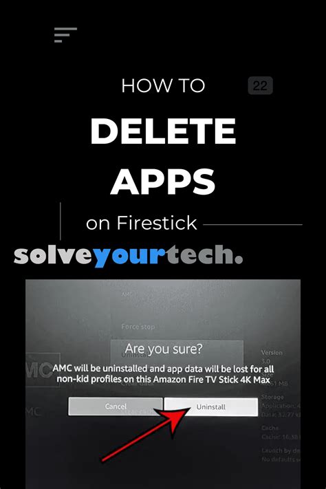 how to delete apps on old firestick