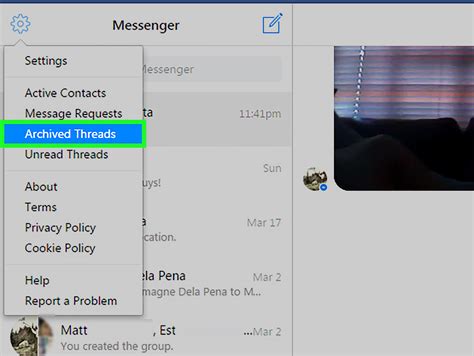 how to delete archived messages on facebook messenger on iphone
