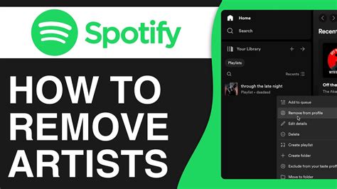 how to delete artists from spotify library