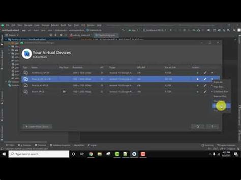 how to delete avd in android studio