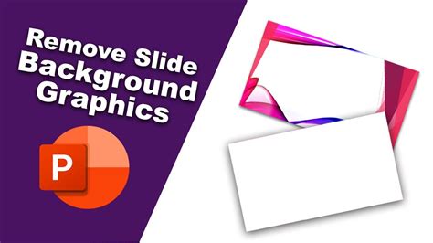 how to delete background graphics in ppt