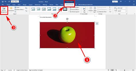 how to delete background of image on word