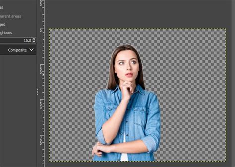 how to delete backgrounds in gimp