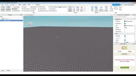 how to delete baseplate in roblox studio