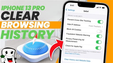 how to delete browsing history on iphone 13
