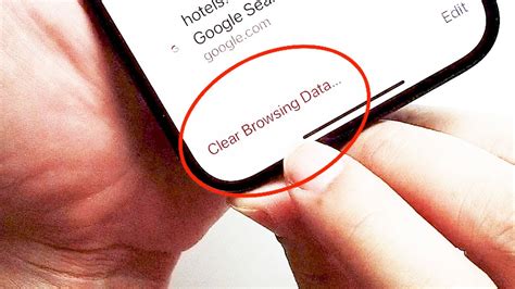 how to delete browsing history on iphone 15 pro max