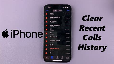 how to delete call log in iphone 11