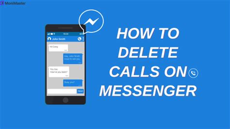 how to delete calls on messenger conversations on iphone