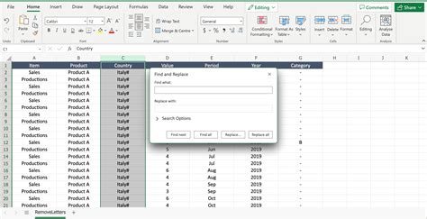 how to delete capital letters in excel
