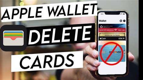 how to delete card from apple pay