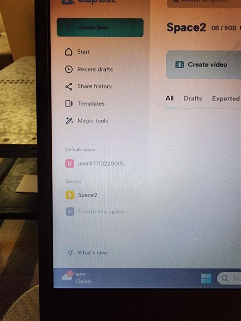 how to delete cloud space in capcut