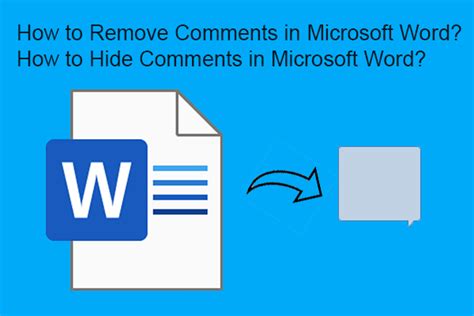 how to delete comments on microsoft word document