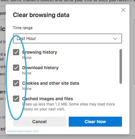 how to delete cookies and history on microsoft edge