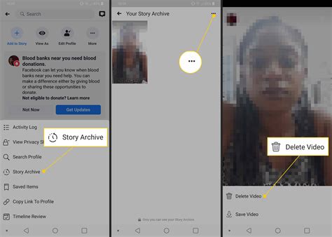 how to delete create story on facebook