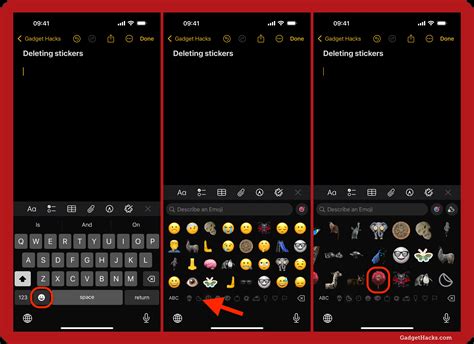 how to delete custom stickers on iphone keyboard