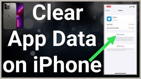 how to delete data from apps on ios