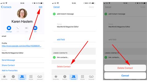 how to delete double entries in iphone contacts