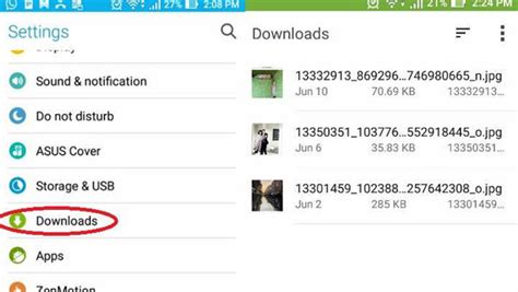 how to delete downloaded files on android