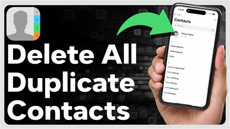 how to delete duplicate contacts in iphone 15 pro max