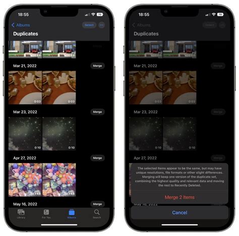 how to delete duplicate photos on iphone ios 15
