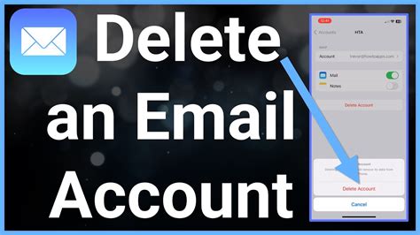 how to delete email account permanently in android phone