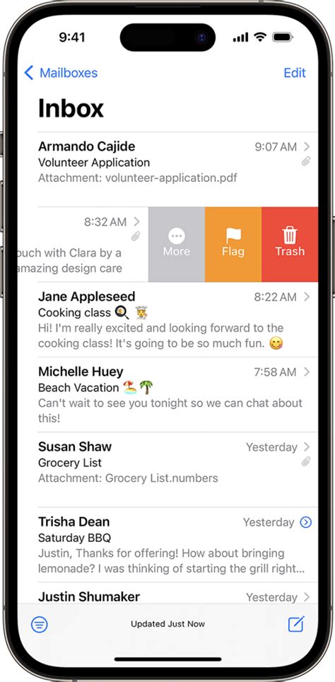 how to delete emails in gmail app iphone