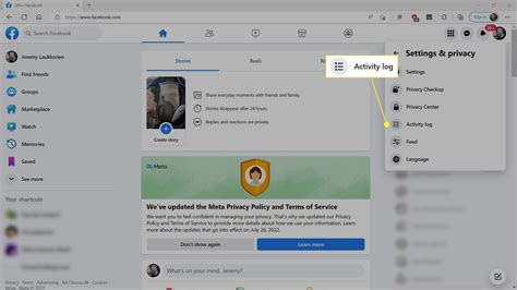 how to delete entire facebook activity log