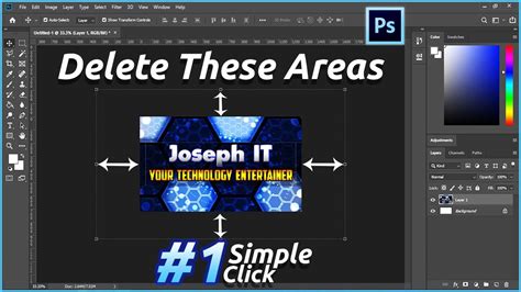 how to delete everything outside canvas photoshop