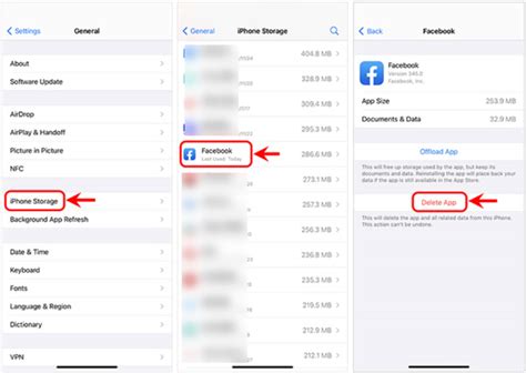 how to delete facebook cache data