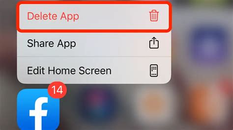 how to delete facebook cache on iphone