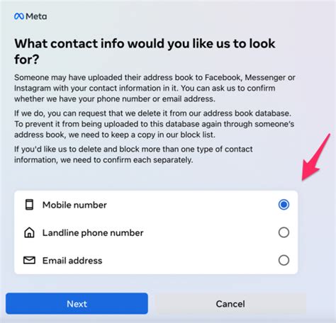 how to delete facebook contact list