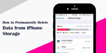 how to delete facebook data from iphone storage