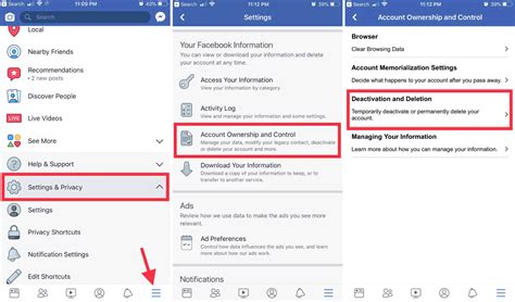 how to delete facebook from iphone 2025