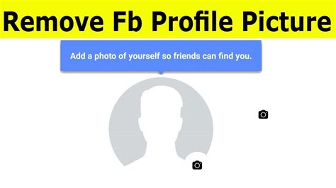 how to delete facebook profile picture on android
