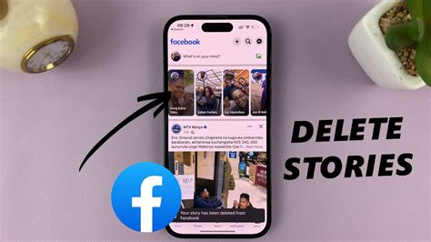 how to delete facebook story on iphone