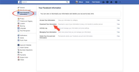 how to delete facebook.account via browser