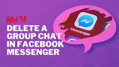 how to delete fb group chat permanently