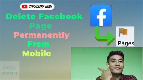how to delete fb page permanently on mobile