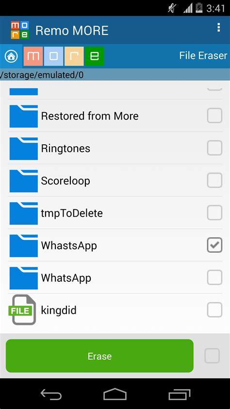 how to delete file on android phone