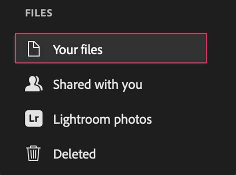 how to delete files from photoshop cloud