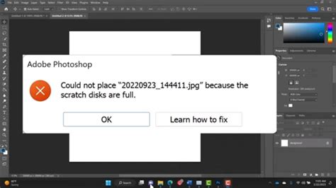 how to delete files from photoshop scratch disk