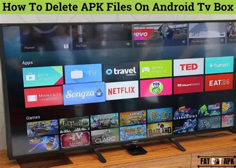 how to delete files on android tv box
