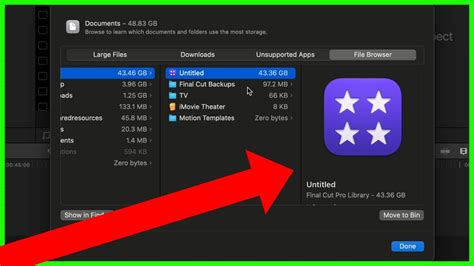 how to delete final cut pro library cache