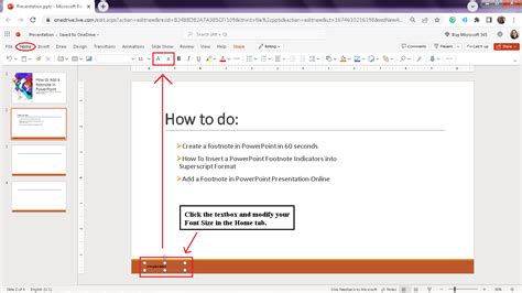 how to delete footnotes in ppt