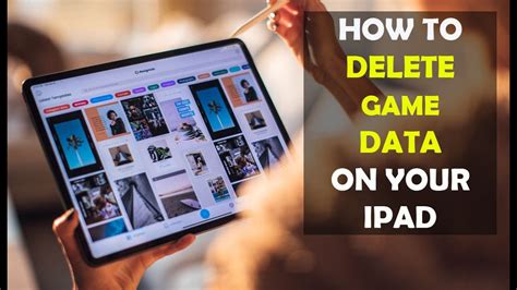 how to delete game data on ipad