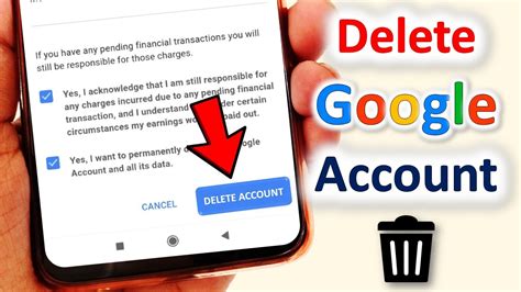 how to delete google account from permanently
