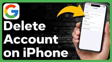 how to delete google account in iphone 11