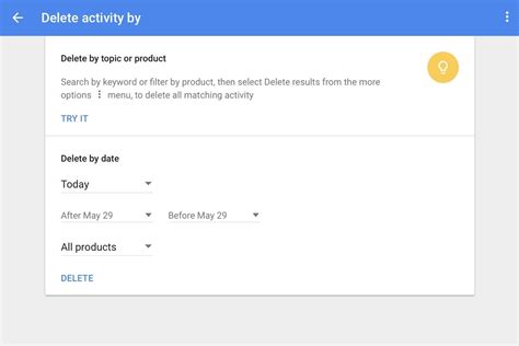 how to delete google data