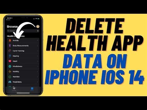 how to delete health app data from iphone