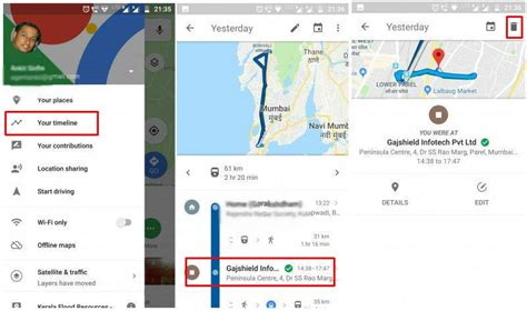 how to delete history from google maps app